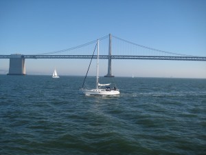 View from Ferry to San Francisco