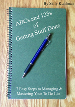 ABCs and 123s of Getting Stuff Done booklet