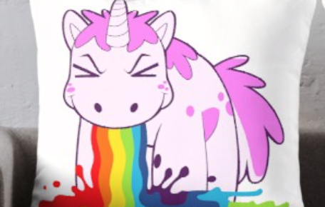 Did a unicorn throw up on your logo? #Pride